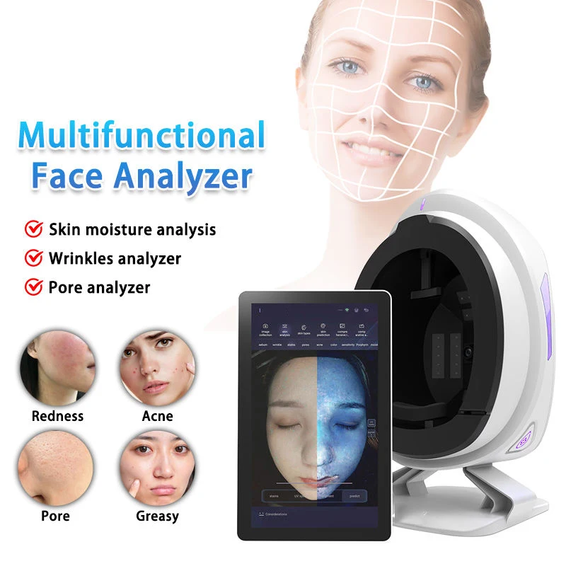 New 8 Spectrum Digital Analyzer Face Analysis Machine 3d Digital Facial Skin Analysis Machine Facial Scanner for Sale