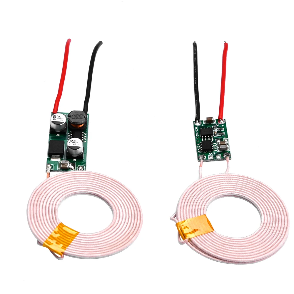 Diymore 5v 1A/5V 2A Wireless Charger Module Large Current Wireless Power Supply Module Transmitter Receiver Charging Coil Module