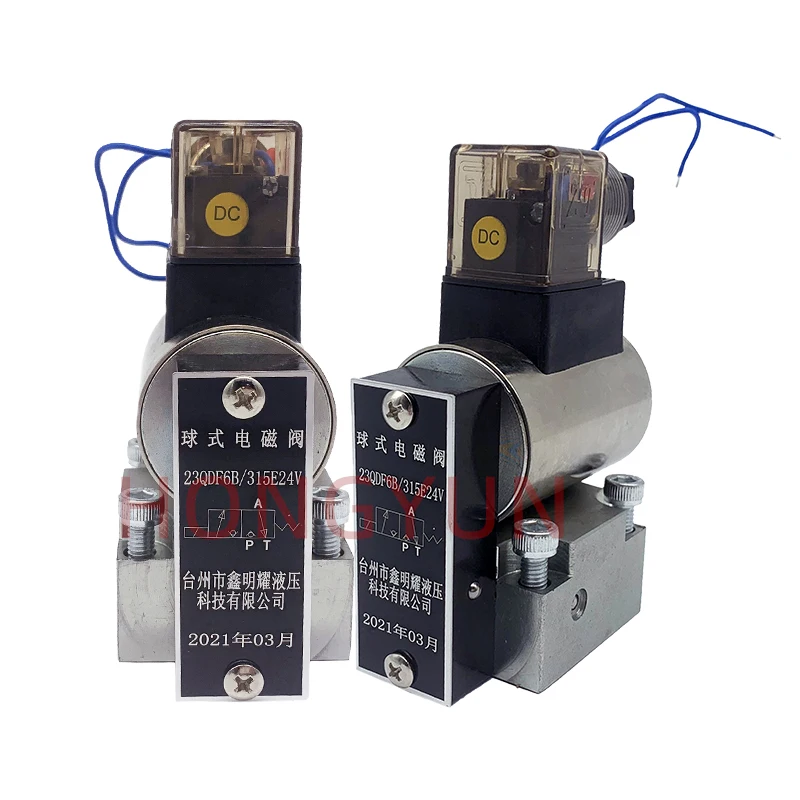 Hydraulic Solenoid Ball Valve 23qdf6b/31.5E24 Ball Solenoid Reversing Valve 23QDF6K Coil Accessories