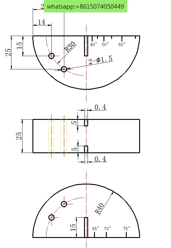 DL-1 DL/T 820-2002, DL/T 820-2019 SD-III, SD-IV, short slot test block