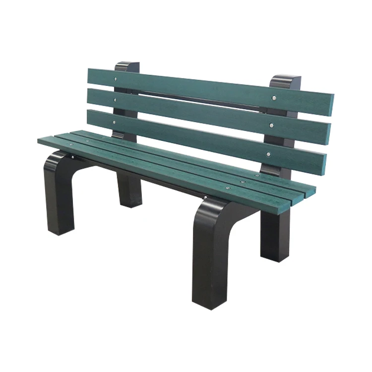 

For Outdoor Garden Wooden Patio Commercial Waterproof Folding Picnic Heavy-Duty Backrest Metal and Wood Park Bench
