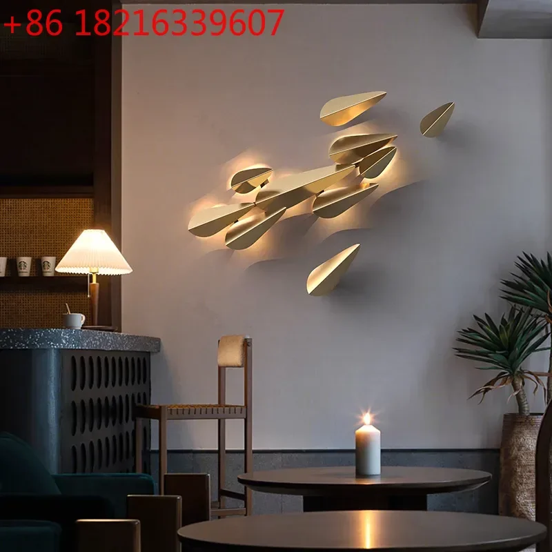 YAO Modern Luxury All Copper Wall Lamp Italian Designer Atmosphere Lamp Living Room Bedroom Background Wall Light