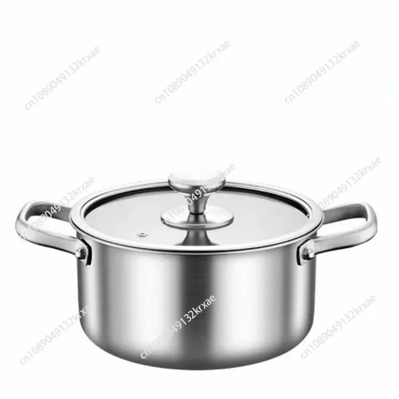Soup Pot 316 Stainless Steel  5-layer Thickening With Lid Electeic Induction Soup Pot
