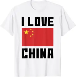 I Love China I Heart China Family Travel  Flag T-Shirt China Travel Clothes Tops Shirts for Women Graphic T Shirts