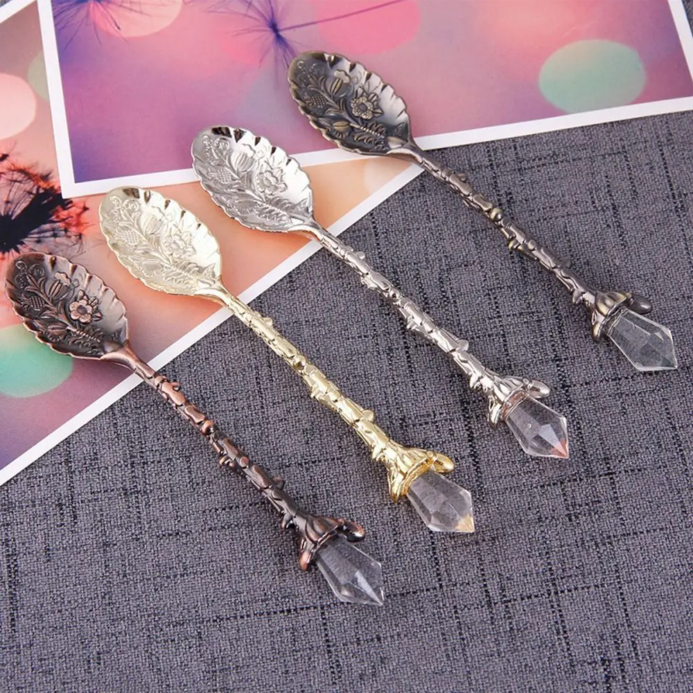 

Royal Style Vintage Ice Cream Tea Zinc Alloy Dessert Dining Bar Accessories Kitchen Scoops