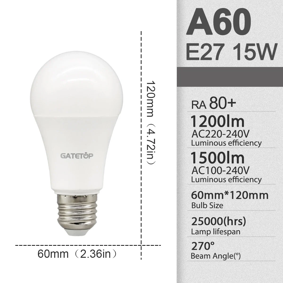 10 stks/partij LED lamp E27 AC 110 V 220 V 3 W 8 W 9 W 12 W 15 W 18 W 20 W 24 W LED A60 G45 lamp Besparing Koud Warm Wit Lampen voor Thuis Licht
