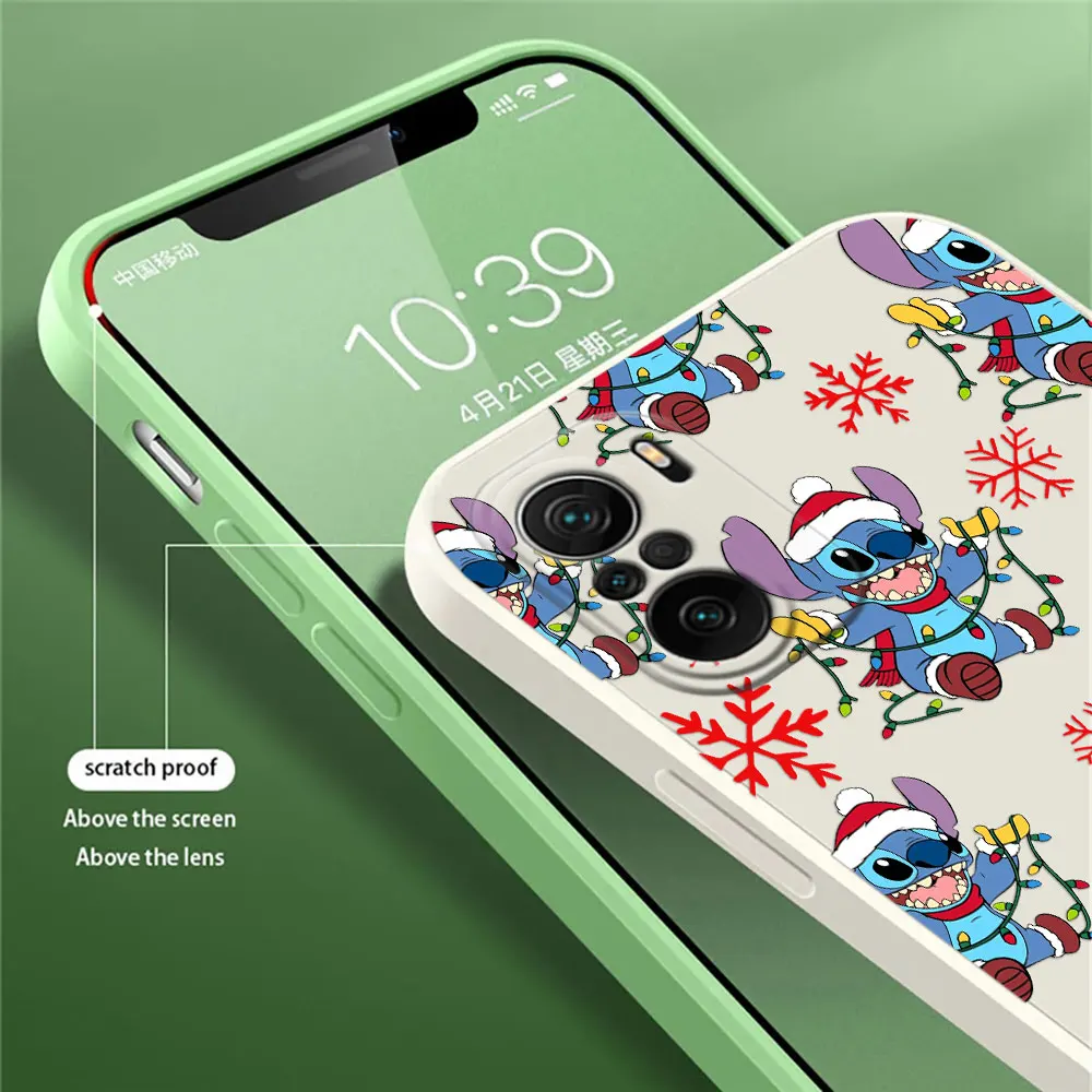 เคสโทรศัพท์ลายสติทช์น่ารักสำหรับ Xiaomi Poco X7 F7 M7 X4 X5 F6 M6 Pro X3 Mi 11 10T 11T 12T 13T 14T 15T Pro 15