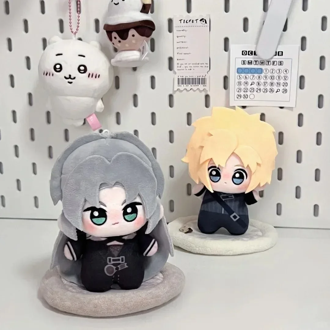 

10cm Game Cloud Strife Sephiroth Plush Doll Mini Starfish Body Plushies Pendant Cosplay Anime Keychain Stuffed Toy Figures Gift