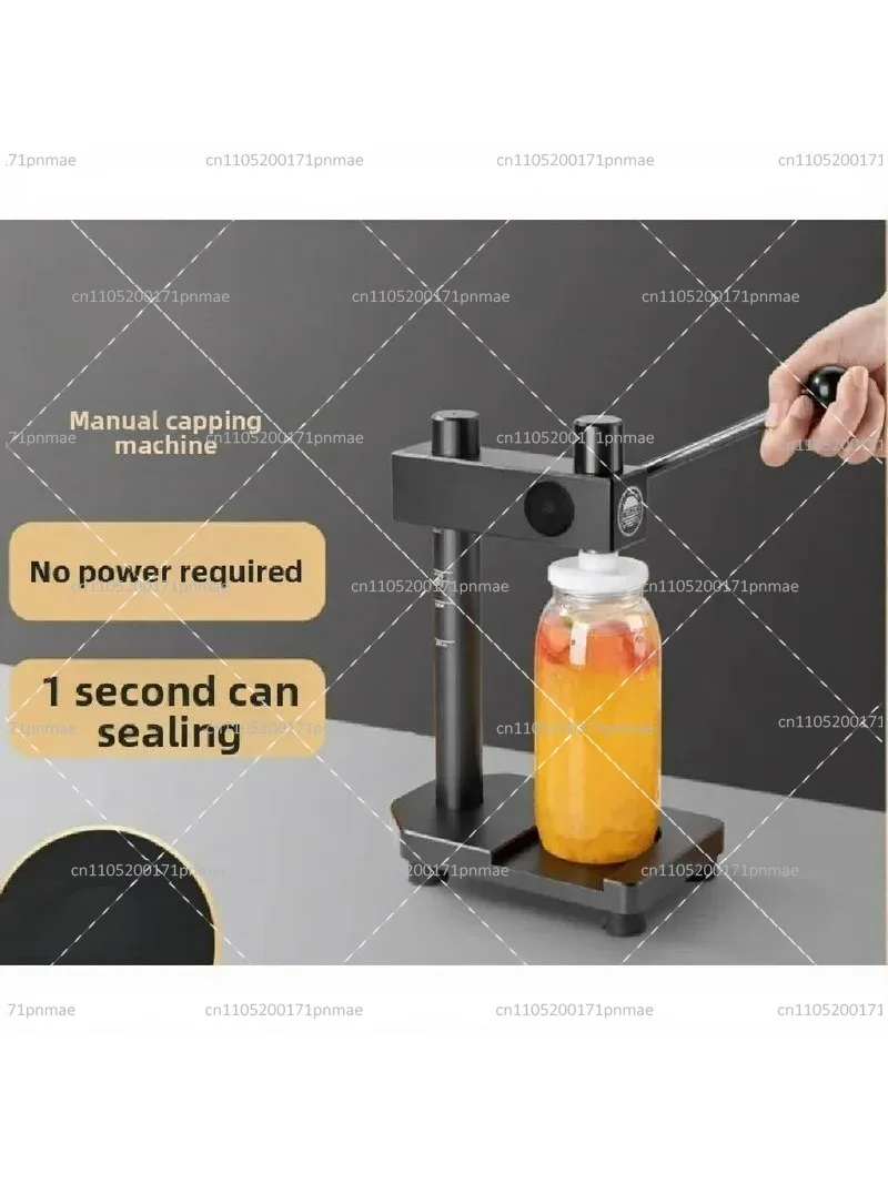 Manual Can Sealing Machine, Commercial Milk Tea Capping Machine, Portable Sealer for Beverage Cups