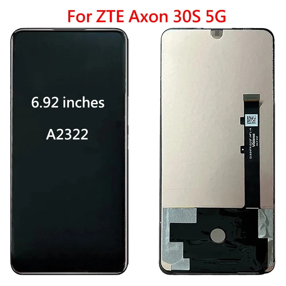 AMOLED For ZTE Axon 30 30s 30Pro 5G LCD Display Screen With Touch Panel Digitizer Assembly Replacement For ZTE Axon 30 Ultra LCD