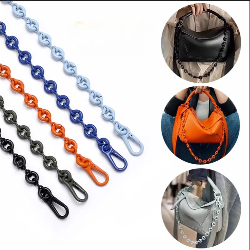 

Bag Chain For Puzzle Bag Donut Chain Metal Shoulder Strap Alloy Geometric Bag Modified Handheld Underarm Bag Chain Accessories