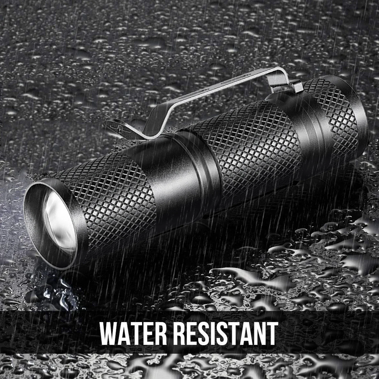 USB Rechargeable Flashlight Mini Zoom Torch Outdoor Waterproof Camping Lantern Super Bright Flashlights Emergency Light