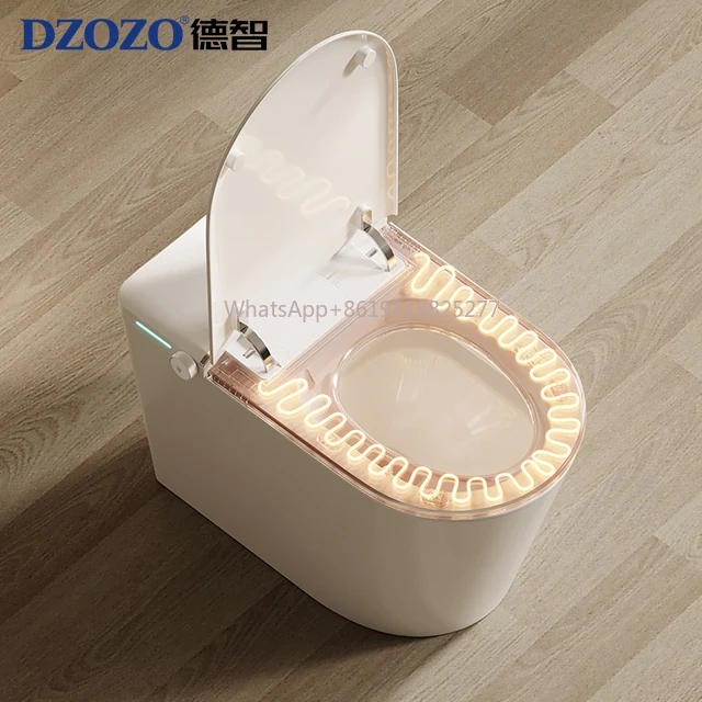 

Flushing Ceramic Inodoro Porcelain Smart Toilets S009 Fashion Auto Sensor Intelligent WC Leave Seat Auto