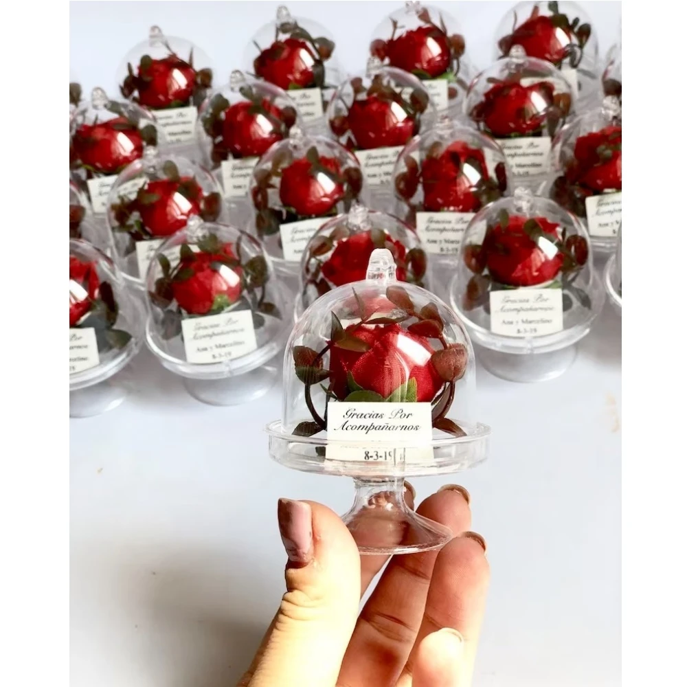 10 pcs Dome Wedding Favors for Guests, Beauty and the Beast Custom Favors, Personalized Party Favors, Rustic Favors, Baptism Fav