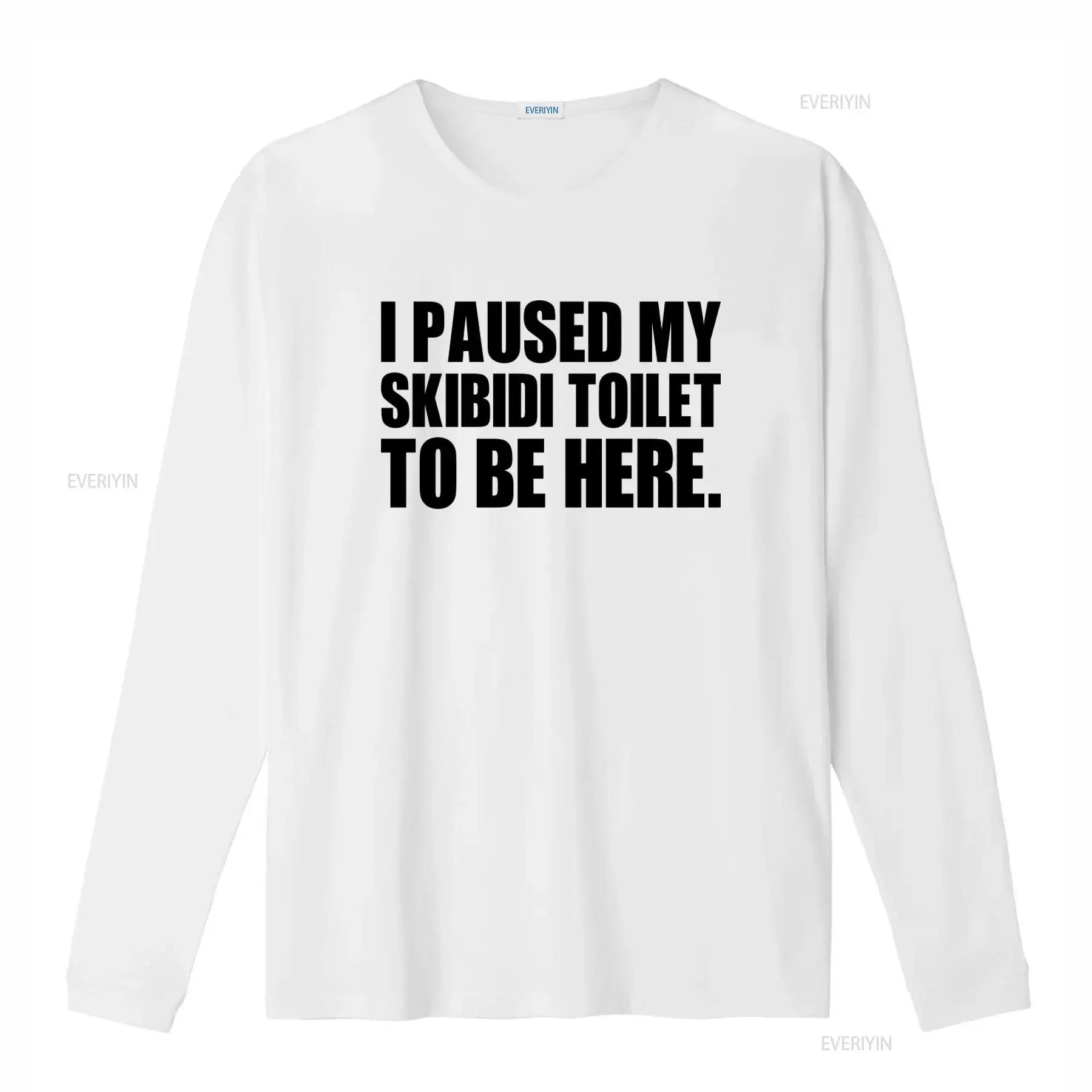 Funny Kids' T Shirt I Paused My Skibidi Toilet To Be Here Cotton Novelty Meme Top vintage Washed graphic Stretched Unisex