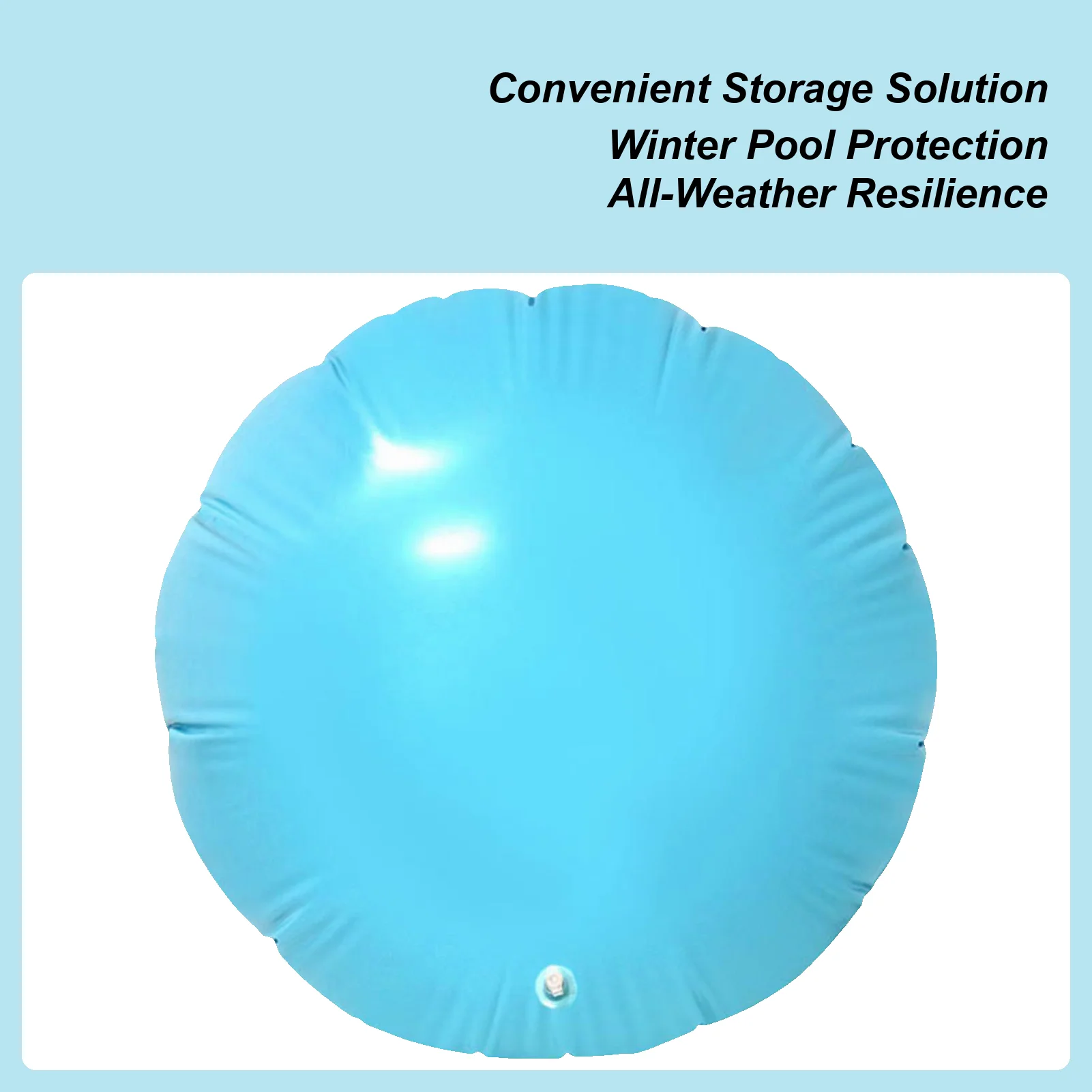 

Ground Pool Pillow Inflatable PVC Pool Pillow Inflatable Winter Ice Equalizer Floats For Backyard River Tubing Vacation Beach