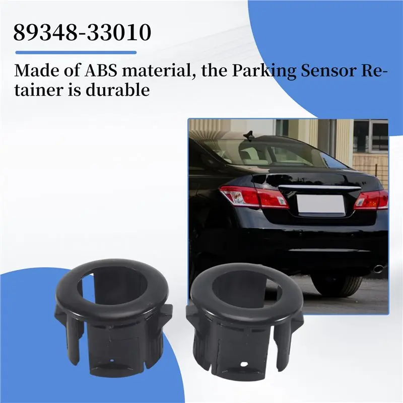 Superior-Car Bumper Parking Assist Sensor Retainer Holder Bracket 89348-33010 For Toyota 4Runner Tacoma ES350 HS250H,2Pcs
