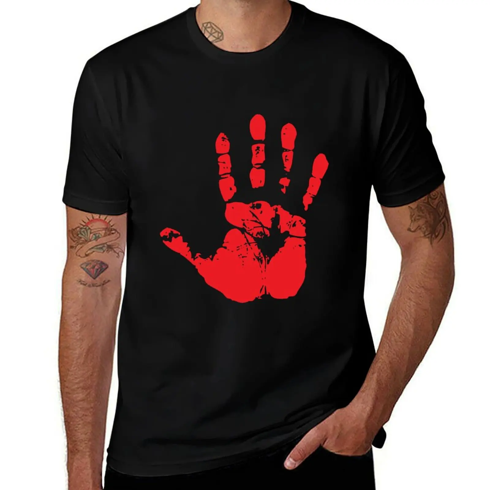 

Red handed T-Shirt t shirts for man pack cotton man t shirt cotton graphic t shirts for man T-shirt