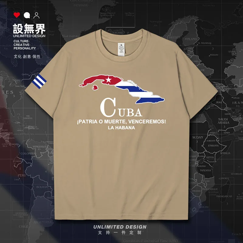 Camiseta Cuba CUB CU CUB Map para hombre, camisetas, camisetas, ropa de calle, tops blancos, ropa de marca para hombre, ropa de verano