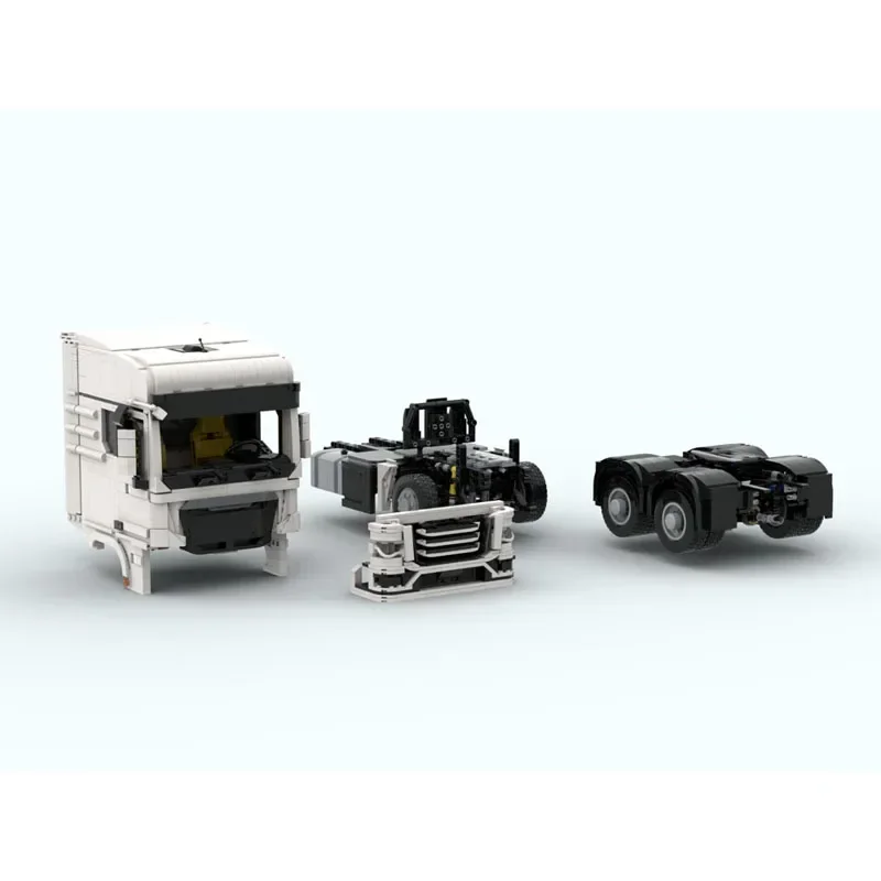MOC-102950 Bianco Classico Iconico Camion da Trasporto di Carico Van Modello di Mattoni 3130 PartsMOC Creativo Ragazzi Bambini Compleanno Giocattolo Regalo