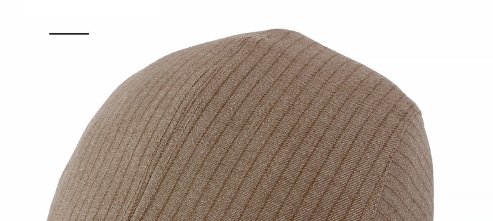HT5156 Baskenmützen für Männer und Frauen, PU-Besatz, Künstler-Malermütze, Unisex Ivy Flachmütze, 2026 Neue Gestreifte Herbst-Winter-Baskenmützen – Detail 3