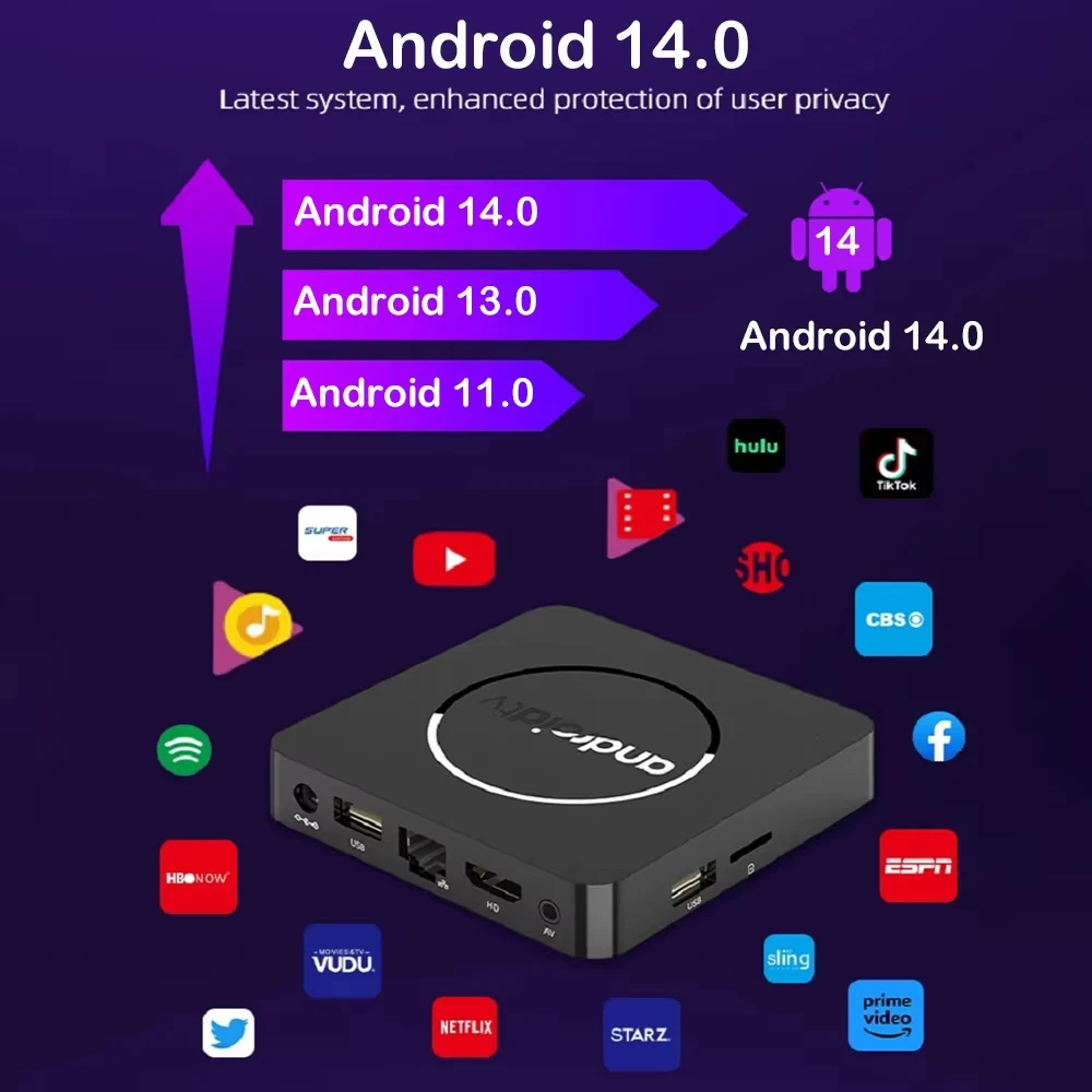 Q10 صندوق التلفزيون الذكي العالمي الأصلي ATV Ram 4GB 8GB Rom 64GB 128GB Dual Wifi 2.4G & 5G 8K Video 4K Google Voice Fast Set Top Box