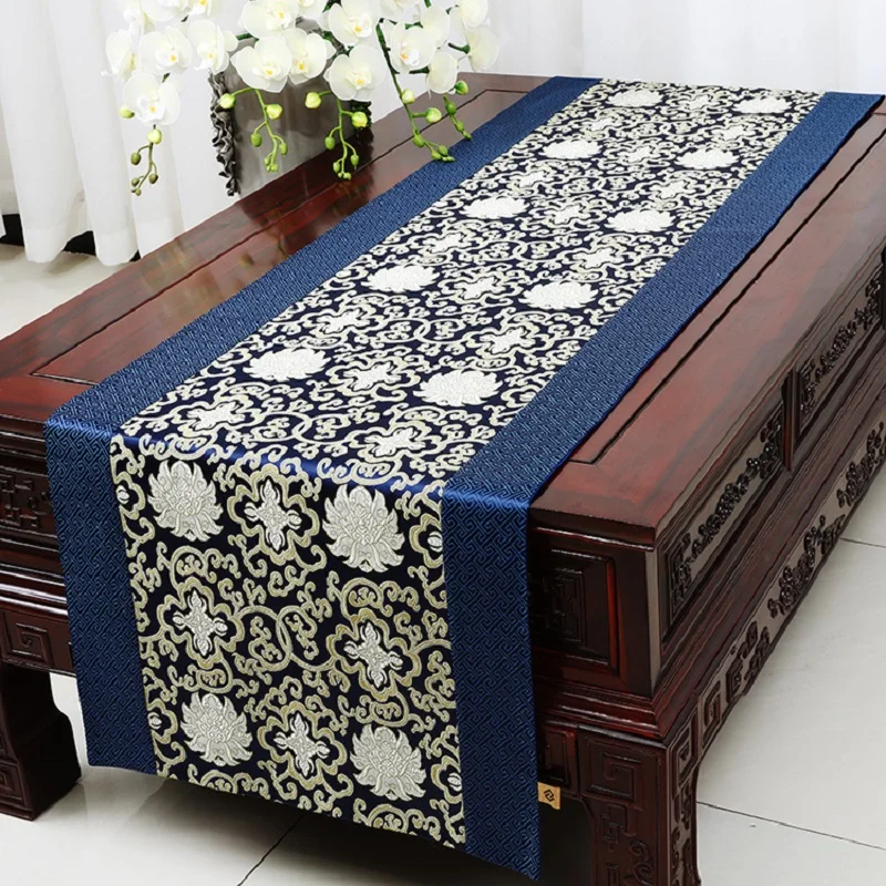 

230cm Wholesale Buddhism supply Tibet Nepal family home Temple Auspicious Embroidery Buddha statue Altar cover Table cloth mat
