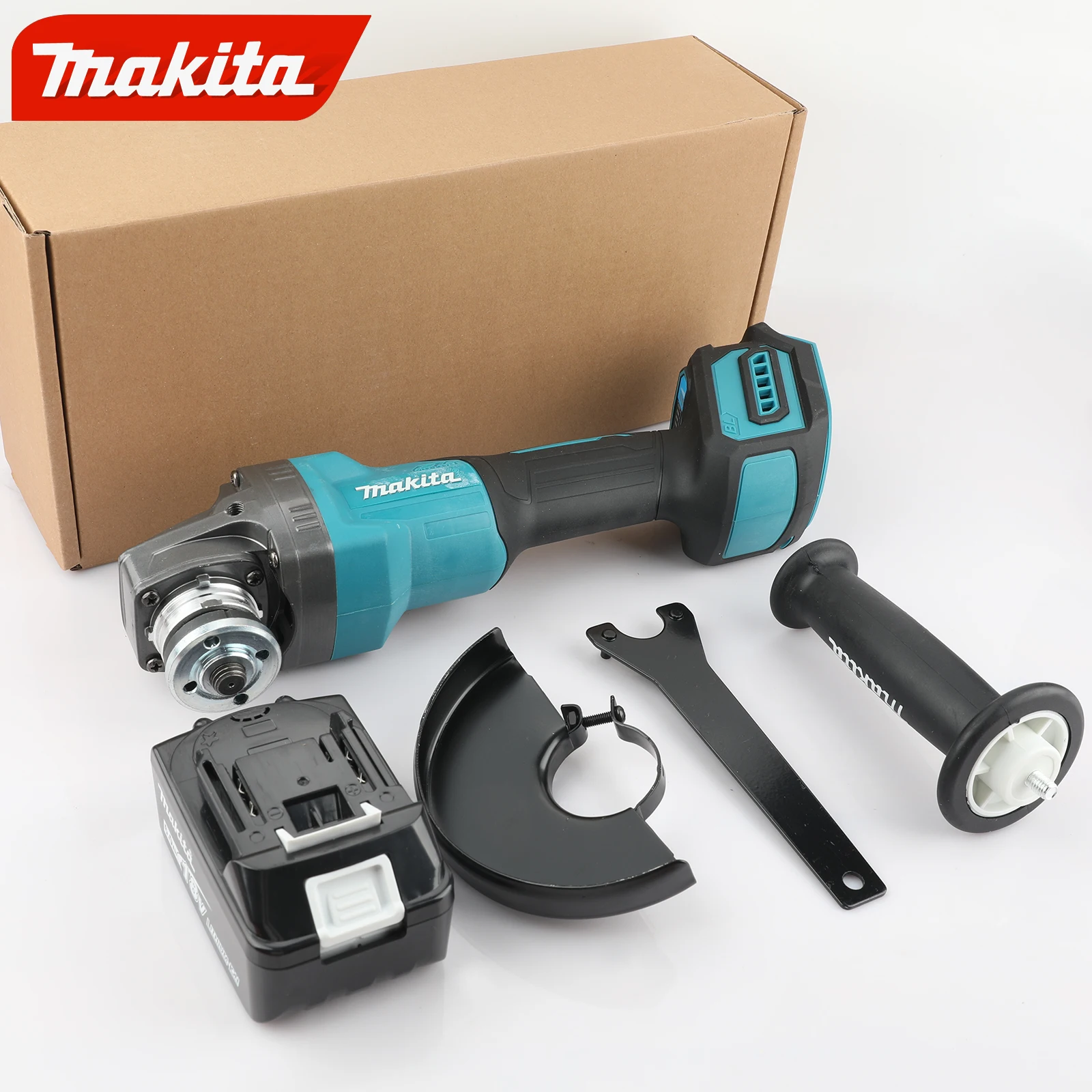 

Makita New GA035G Мощная зарядная угловая шлифовальная машина Литиевая электрическая шлифовальная бесщеточная большая шлифовальная машина для резки