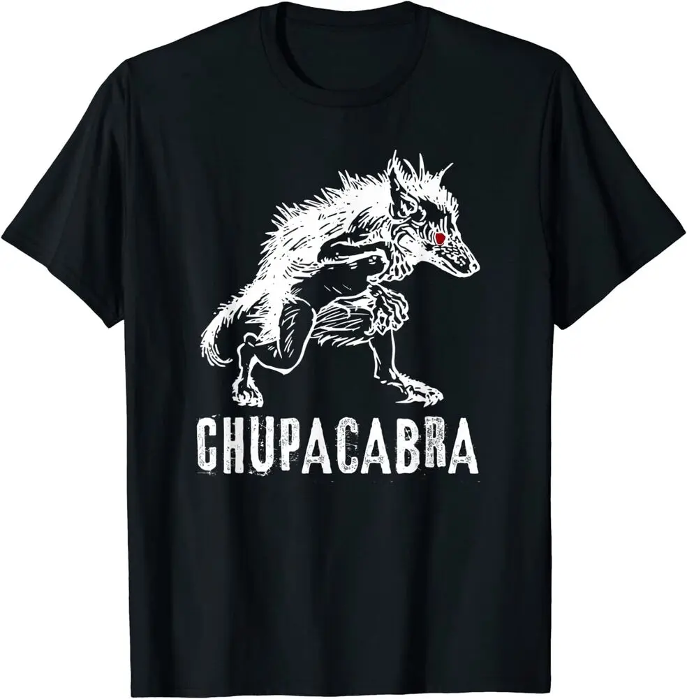 Chupacabra Folklore Cryptid Tee T-Shirt For Man Woman Short Summer Tees Casual Cotton Luxury brand Fashion Couple's Cloths