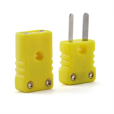 Imagem -03 - Conector Masculino do Soquete do Conector do Sensor da Temperatura do Par Termoelétrico k tipo
