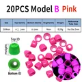B20pcs Pink 5X4