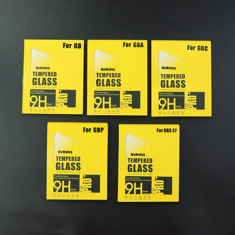 JCD Anti Scratch Tempered Glass for Gameboy Advance GBA for Gameboy Color GB GBC GBP GBA SP Console Screen Protector Film Guard image 2