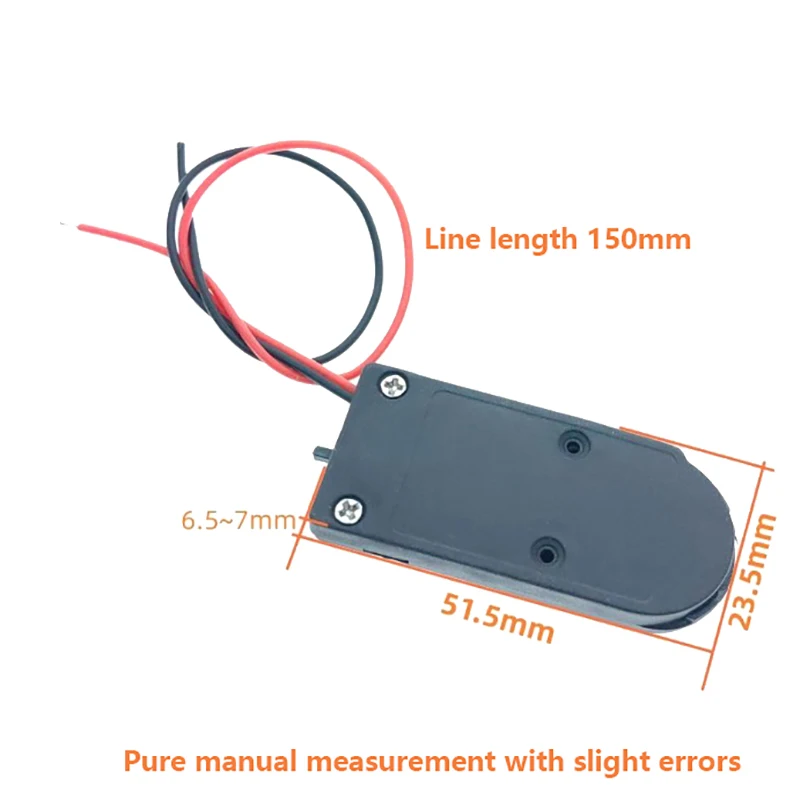 5Pcs Dual Slots CR2032 CR 2032 Button Coin Cell Battery Holder Case Cover With ON-OFF Switch Leads Wire 6V Battery Box DIY