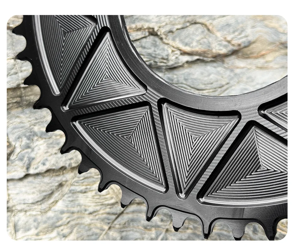 PASS QUEST Gewindekettenblatt – Kompatibel mit SRM E1 AXS Integriertem Gewinde-Spider-Leistungsmesser (Gravel 1x) – Detail 15