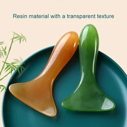 Resin Massager Scraping Arc Shovel Cervical Plate For Shoulder Leg Back Face Neck Skin Lifting Wrinkle Remover Beauty Care