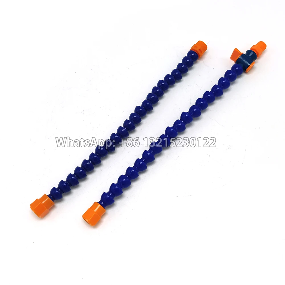 1/4“ BSPT 300mm Plastic Flexible Water Oil Coolant Tube Hose for CNC Milling Lathe Cooling Pipe