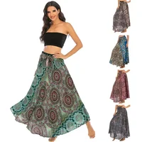 Sexy Summer Long Boho Bottom Women Skirt Vintage Casual Ropa Mujer Faldas Loose Fashion y2k Maxi Skirts Woman Clothing Saia Jupe - Image 4