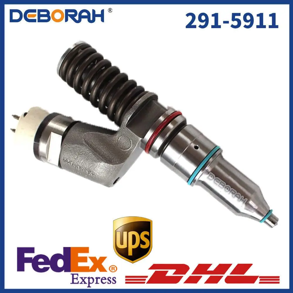 

New Fuel Injector 291-5911 10R-7230 For CAT C15 C18 Engine 390FL 395 Excavator