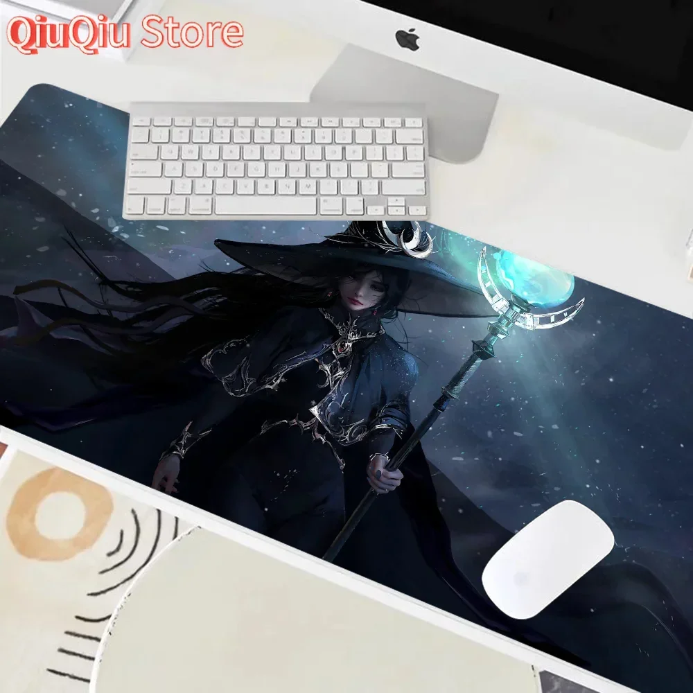 

Moon Witch Mousepad Mouse Mat Desk Mat With Pad Gaming Accessories Prime Gaming XXL Keyboard Pad Padding Mat
