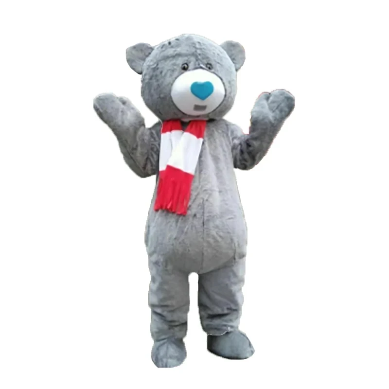 Costume de mascotte d'ours pour la publicité, cosplay, robe de paupières de convocation, costume de fête, accessoires de performance de beurre de carnaval, phtalBear