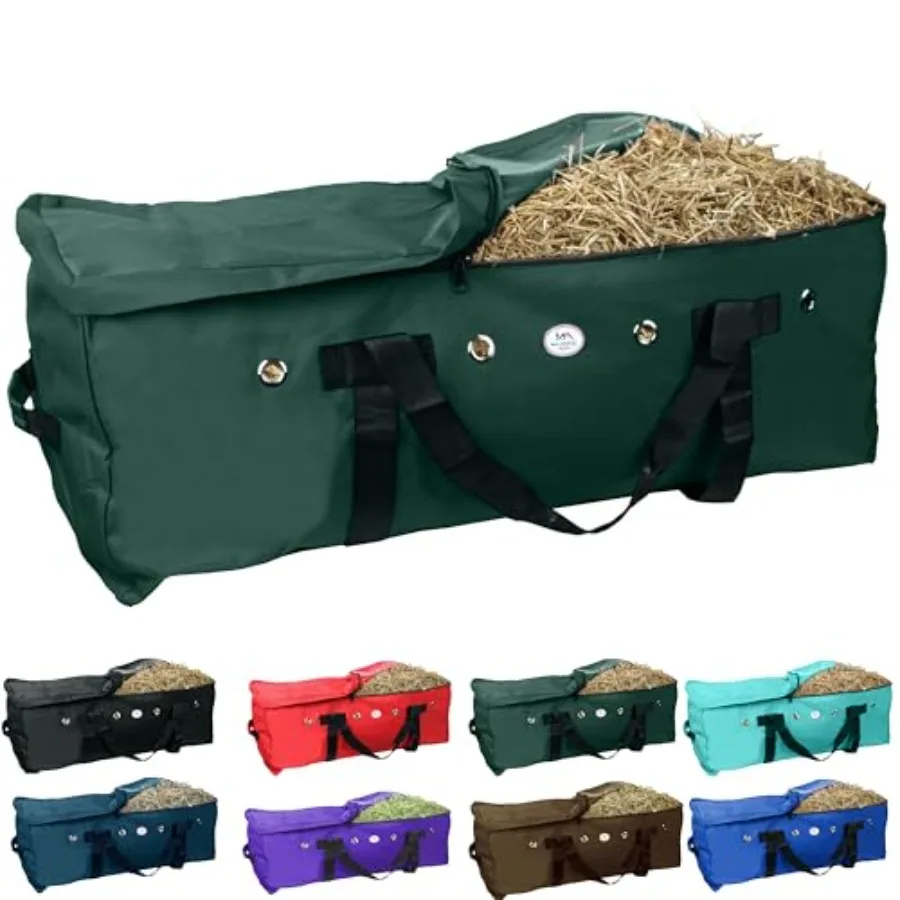 

1200 D Nylon Fabric 44" x 20" x 16" and Extra 52" x 27" x21" Heavy-Duty Hay Bale Storage Bag