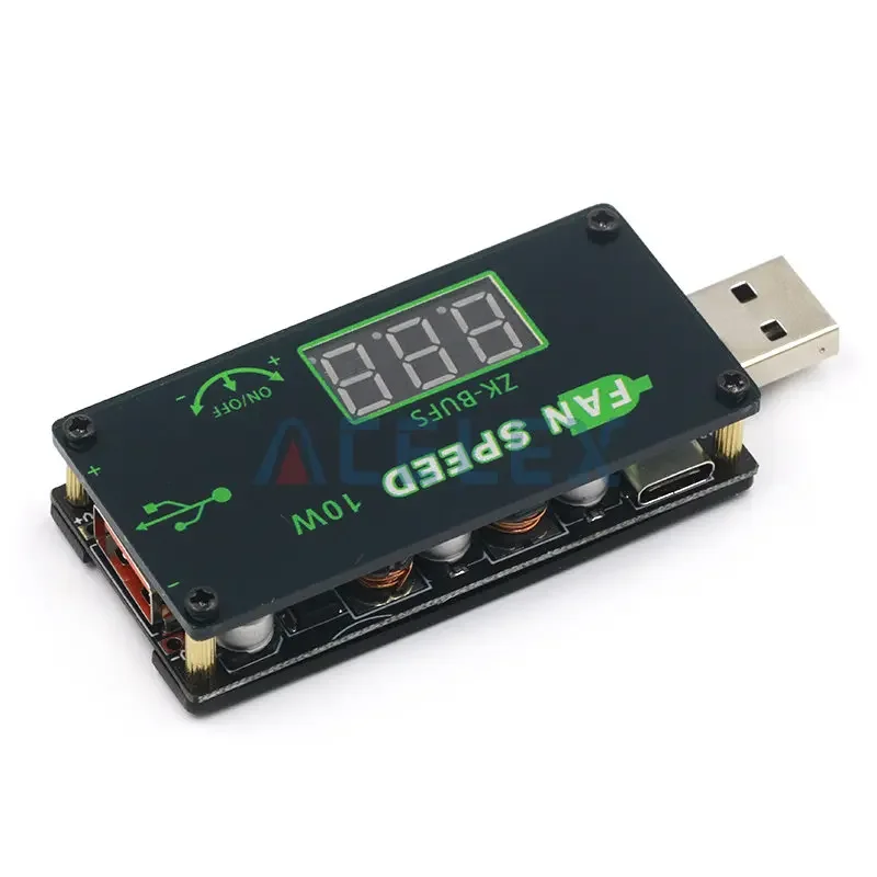 منظم مروحة تبريد USB 5 فولت ، وحدة باهتة LED ، مؤقت طاقة صغير ، للسيارة ، الطالب ، المهجع ، UFS