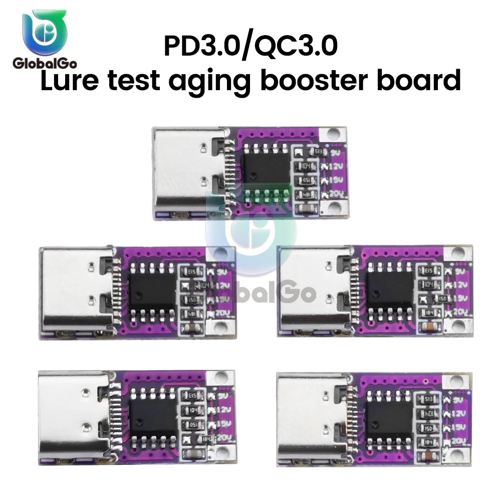 PD/QC 2.0/3.0 Type-C 5V/9V/12V/15V/20V Wyzwalacz szybkiego ładowania zasilacz USB Boost Zmiana modułu Charger Board