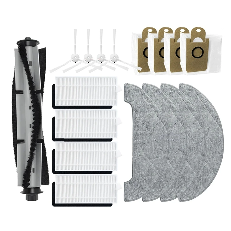 Para TAMA H14 / Innos R7 / LIHHAS LH90 cepillo lateral principal de repuesto filtro HEPA almohadilla de fregona bolsa de polvo accesorios de repuesto