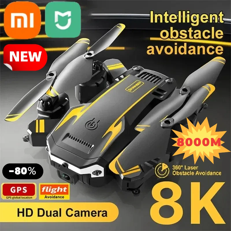 Xiaomi MIJIA G6 Drone 8K 5G Wifi Professional HD Aerial Photography GPS Omnidirectional Obstacle Avoidance Quadcopter Distance