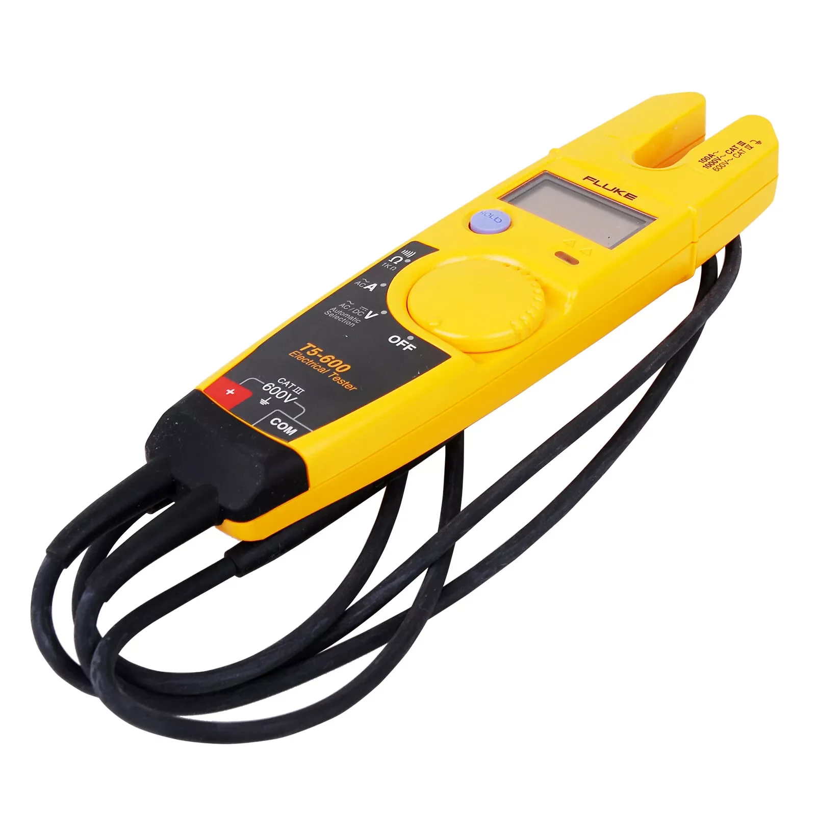 Fluke T5-600 Electrical Tester Electrical Voltage, Continuity and Current Tester, Measures Up To 100 A Without Contact