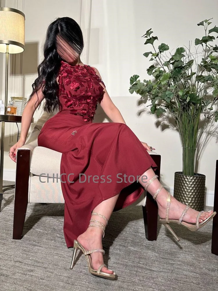 エレガントなイブニングドレス O ネックノースリーブマーメイドパーティードレス花ビーズロングドレス 2025 女性ウエディングドレスカスタマイズ