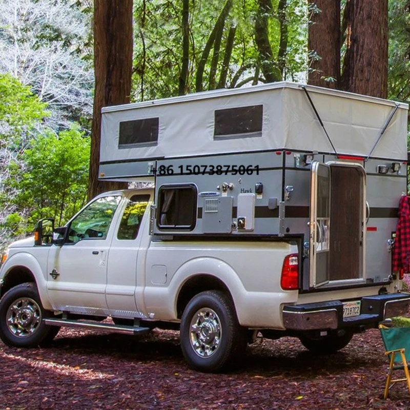 Ecocampor Roof Top Tent Expedition Truck Bed Camper for Topper Mid Size Pop up for Pickup Truck 4x4