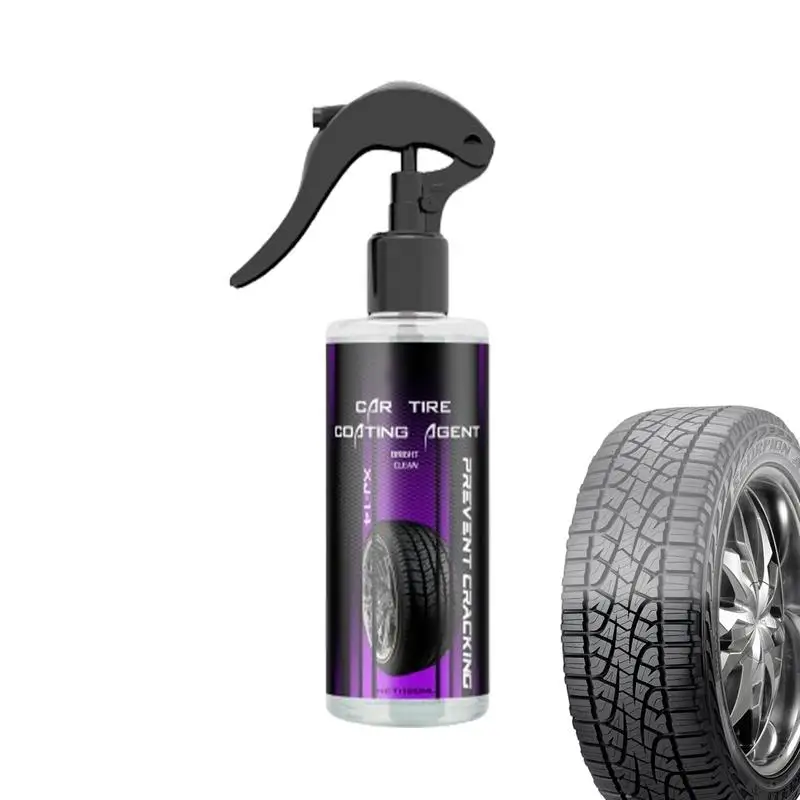 

Wheel Cleaner Spray Car Tire Shine & Detailing 120ml User-Friendly Tire Dressing Car Detailing Solution Wheel And Tire Cleaner