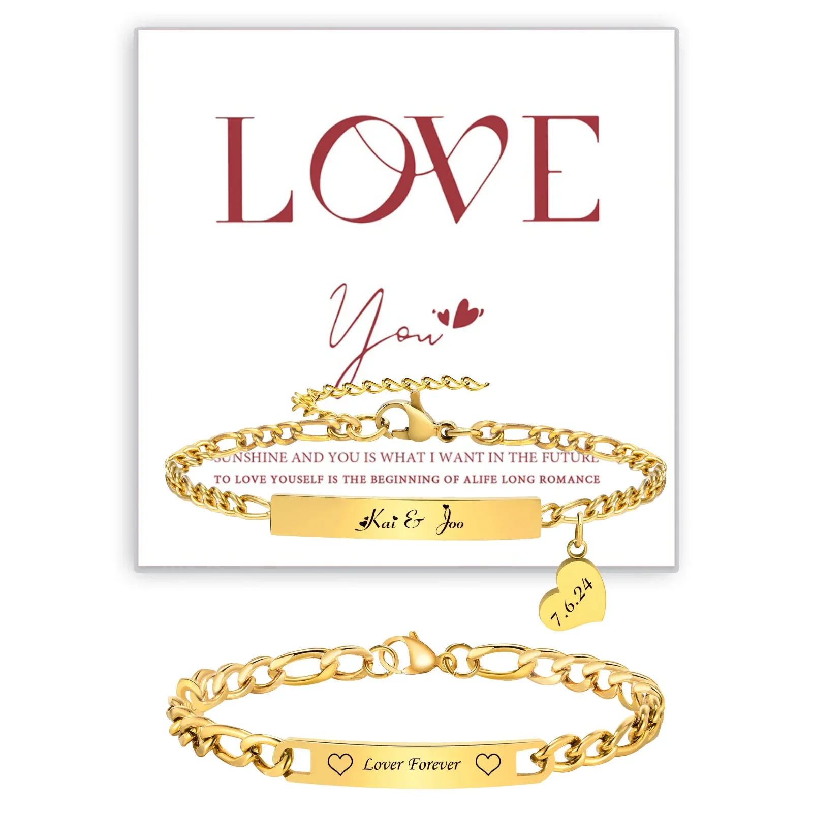pulseiras-personalizadas-para-casais-corrente-cubana-figaro-em-aco-inoxidavel-pulseiras-com-pingente-de-coracao-e-gravacao-de-id
